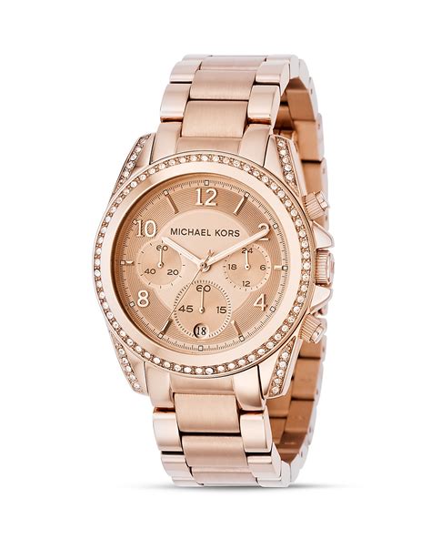 bloomingdales michael kors watch rose gold|Bloomingdale's.